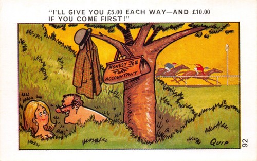 Sapphire comic postcard quip - comic,