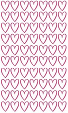 Small Heart Shaped Vinyl Wall