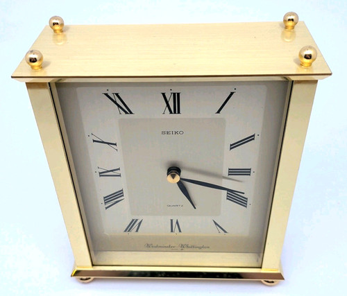 Vintage seiko gold mantel - gold,