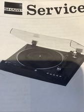 RP-1288H Sharp Turntable Record Player Service Manual vintage - Sharp 46