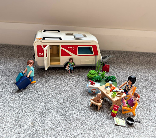 Playmobil caravan camper - playmobil, caravan/camper