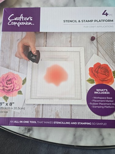 Crafters companion stencil - , &
