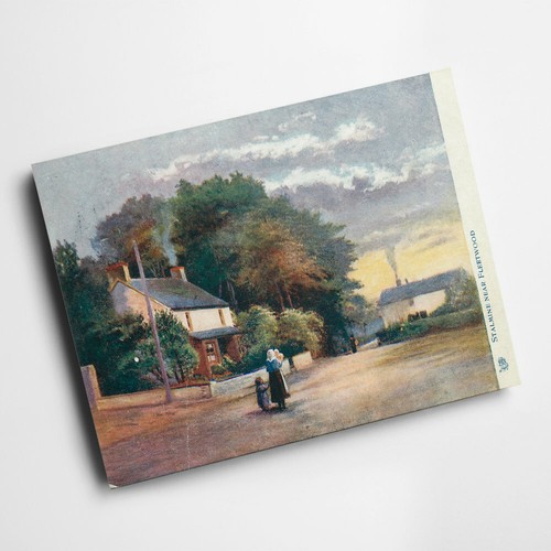 Print vintage lancashire - print,