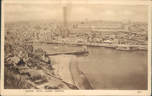 Whitby from parish church - whitby,