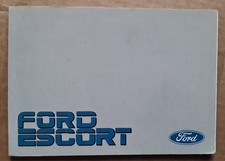 Ford Escort MK4 Handbook 1987