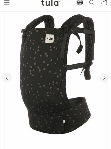 Tula baby carrier - baby, black/grey