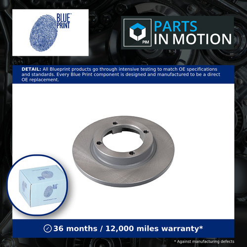 Brake discs pair solid fits - brake,