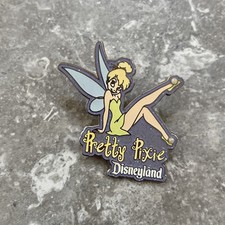 DISNEY PRETTY PIXIE PIN DISNEYLAND #2 GLITTER AND PEARLS ON HER SHOES