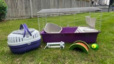 Small animal cage and accesories