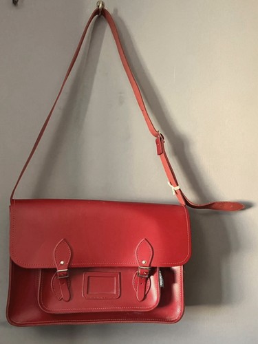 Zatchel red large satchel - red,