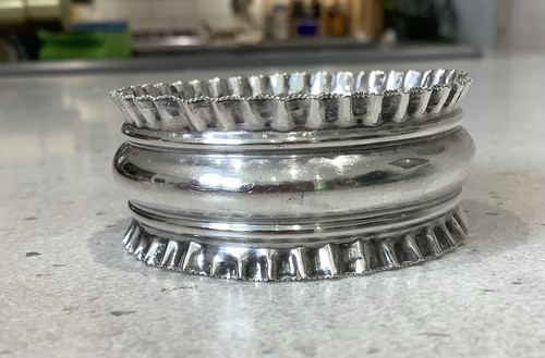 Antique sterling silver napkin - sterling,