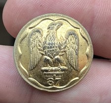 Victorian 87th Royal Irish Fusiliers Regiment Of Foot Military Button - 25mm