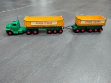 Matchbox King Size No. K-16 Dodge Tractor truck with Fruehauf Twin Tipper Train