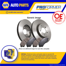 2x Vented Brake Discs and Pads