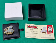 Ltd Ed GUINNESS Suit of Armour Enamel Pin Badge with COA & Box