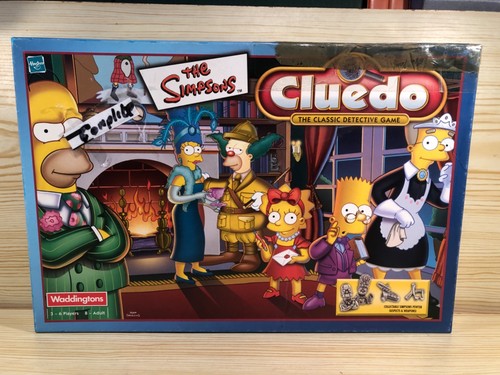 The simpsons cluedo board - simpsons, game
