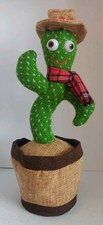 Dancing Cactus Talking Toy Doll Music Playing Sound Recording Voice.