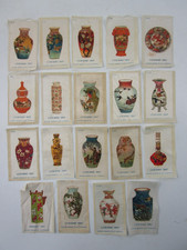 BDV Silk Cigarette Cards Ceramic Art X 19. Nice Job Lot