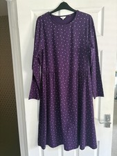 Cotton traders dress purple - cotton,