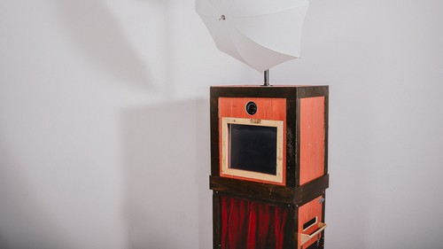 Vintage photo booth rustic - booth,