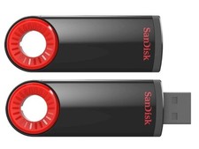 SanDisk Cruzer Dial USB Flash Drive 32GB Black / Green