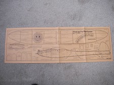 Aeromodeller Plans of Sunbeam & Tamer Laner, powered glider & 1/2A combat