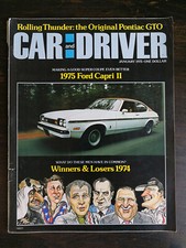 Car & Driver January 1975 - Ford Capri II - Plymouth Road Runner - Mercedes 300D