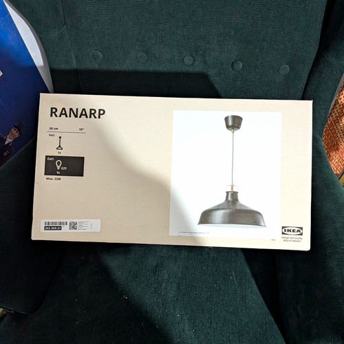 Ikea ranarp grey pendant lamp - grey,