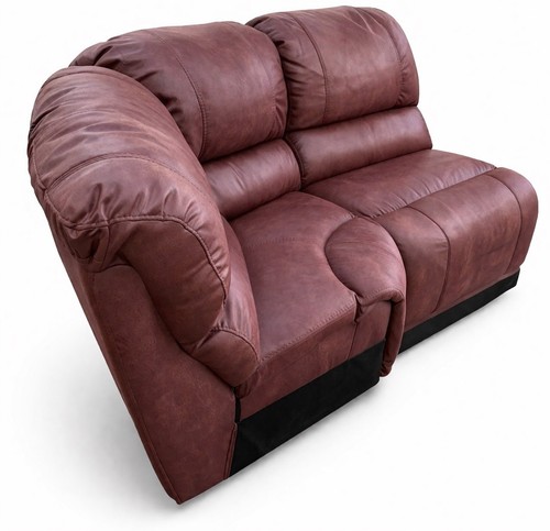 Two piece red bordeaux - bordeaux, leather