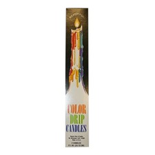 New mutli color drip - drip, candles