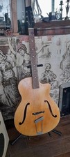 Manhatton cello guitar with First nation transfer on back 1950's FREE POSTAGE!