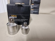 Halfords 2 piece socket adaptor kit1/2"F to 3/8"M and 3/8"F to 1/4"M