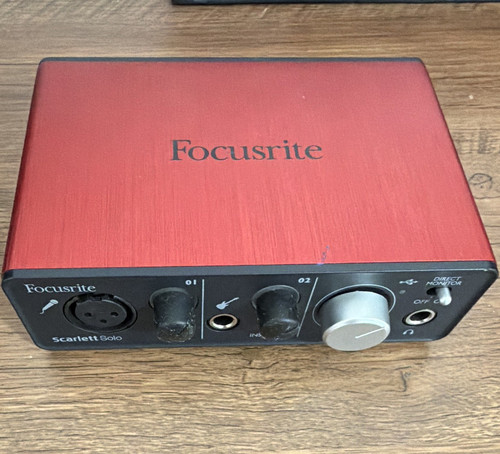 Focusrite scarlett solo - focusrite, usb