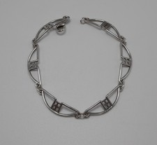 STERLING SILVER BRACELET IN RENNIE MACKINTOSH STYLE BY CARRICK