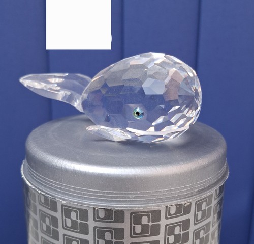 Swarovski crystal whale - crystal,