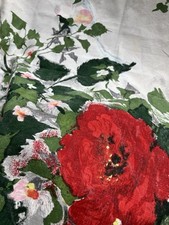 Vintage 1950s Floral Screen