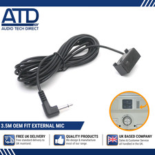 External Mic 3.5mm For VW Audi Seat Skoda Ceiling Lamp Microphone ATD MIC-88007