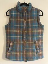 Ladies Boden Tartan Check Print Padded Gilet.Uk8.Feather/Duck Down Filled.LOVELY