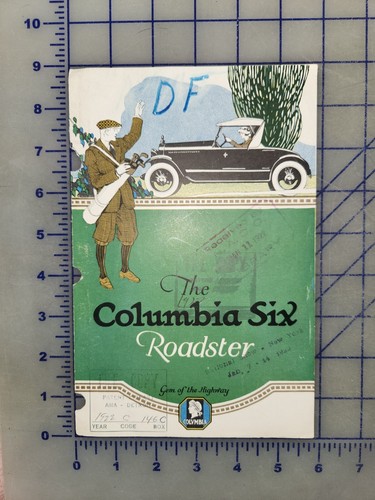 1922 columbia six roadster - six,