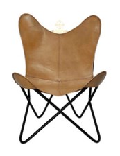 Luxury Leather Butterfly Chair
