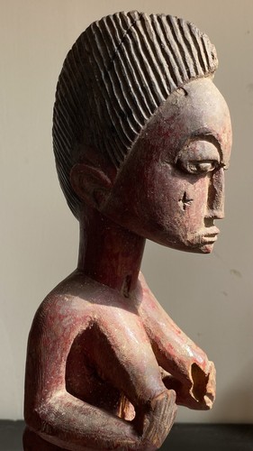 Antique red baule tribe - antique,