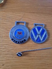 VW Volkswagen Logo - Old vintage  badges lot of 2.and morris