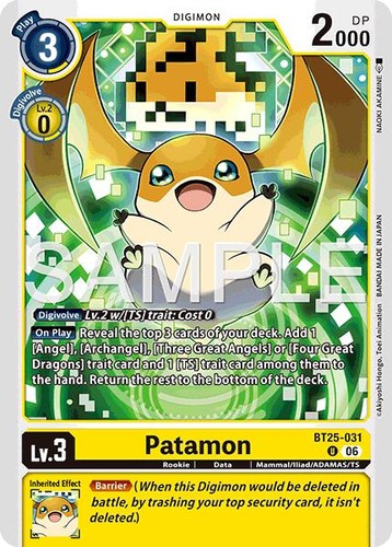 Digimon patamon bt25 - digimon, [bt25-031]