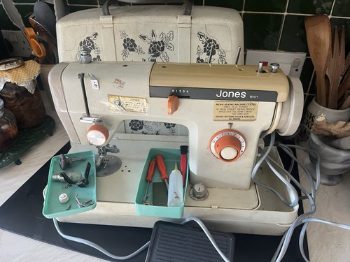 Vintage jones sewing machine - vintage,