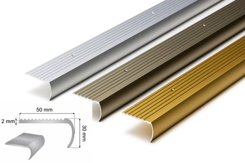 Aluminium bullnose stair - bullnose,