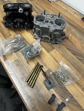 Pair of Dellorto DRLA 45 Carburettors For VW Beetle Bus Engine Aircooled Rare