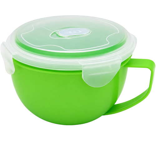 Microwave soup bowl with lid - soup,