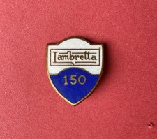 Vintage Lambretta 150 Enamel Lapel Badge Scooter Motorcycle Motor Bike Mods