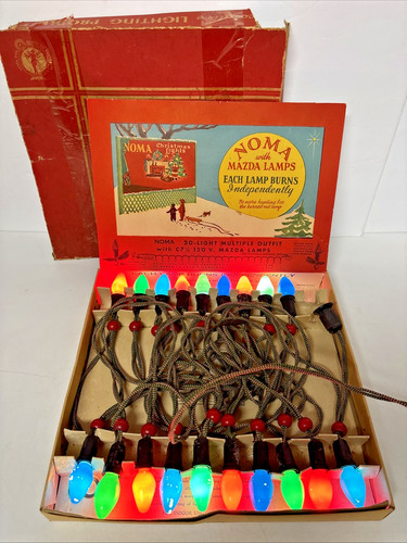 Vintage 1940s noma christmas - 1940s,