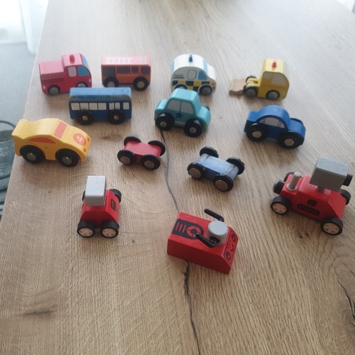 Bundle wooden toys x13 cars - toys,